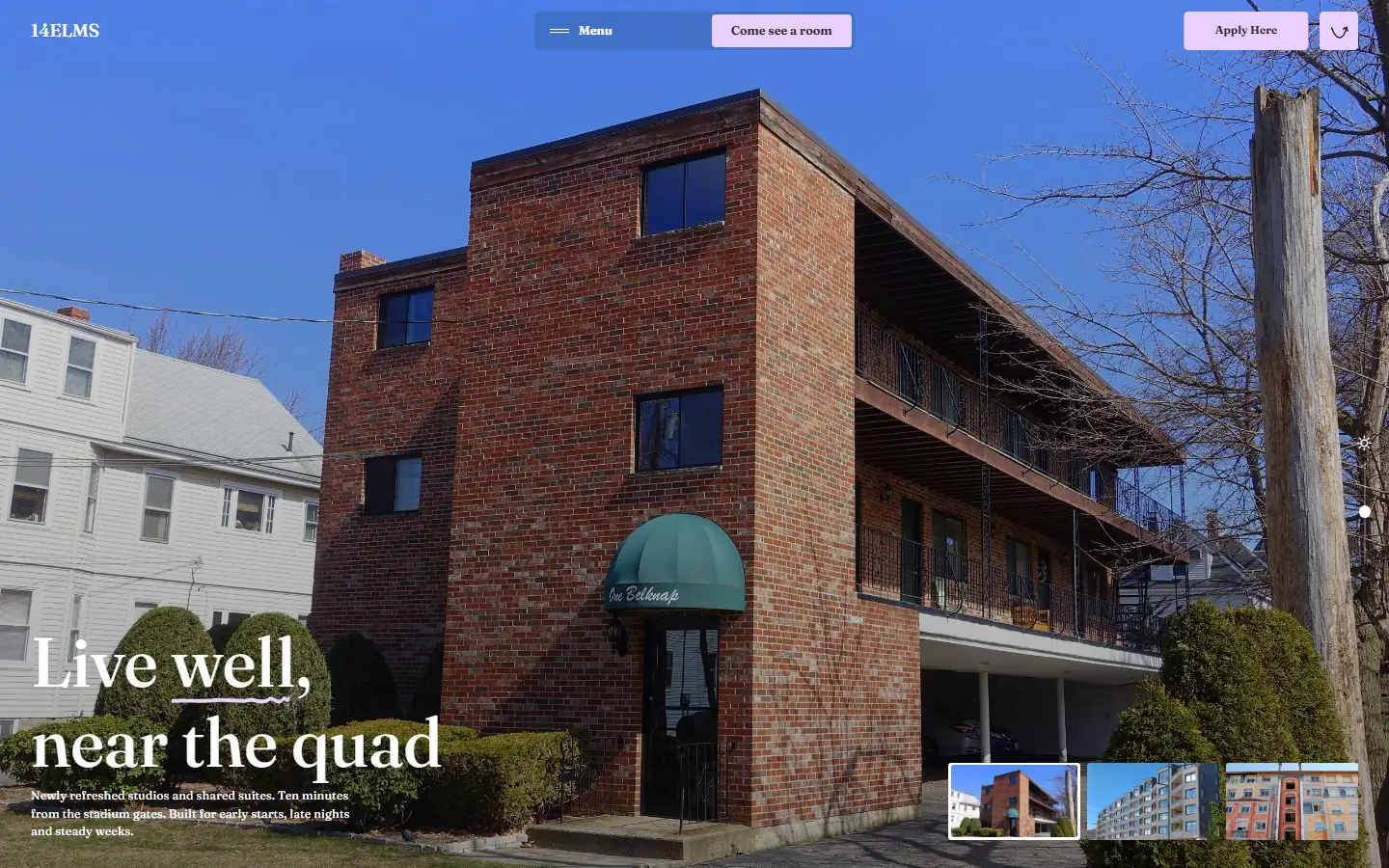 14Elms — photo-led rentals design