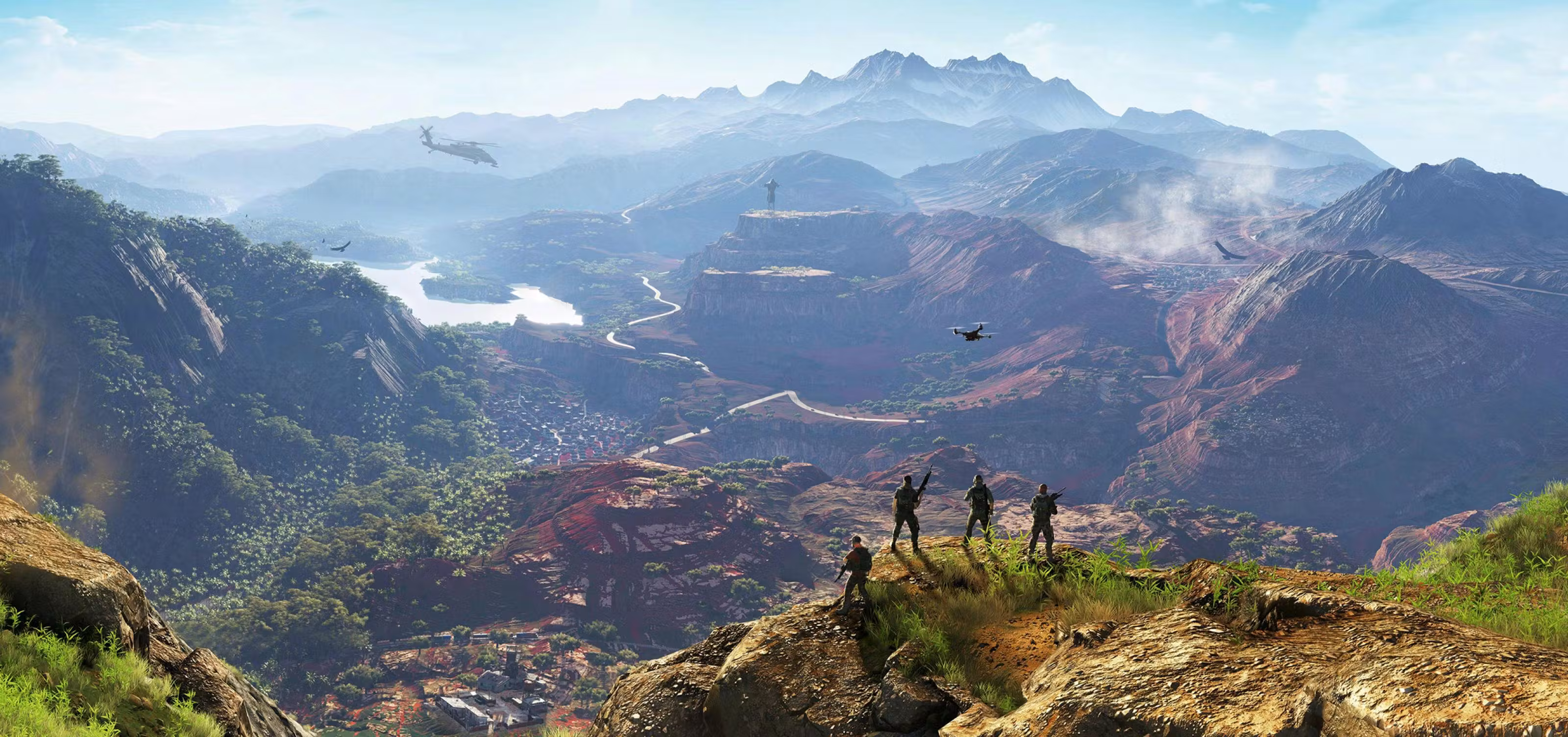 Montain landscape taken from Shadowline video game.